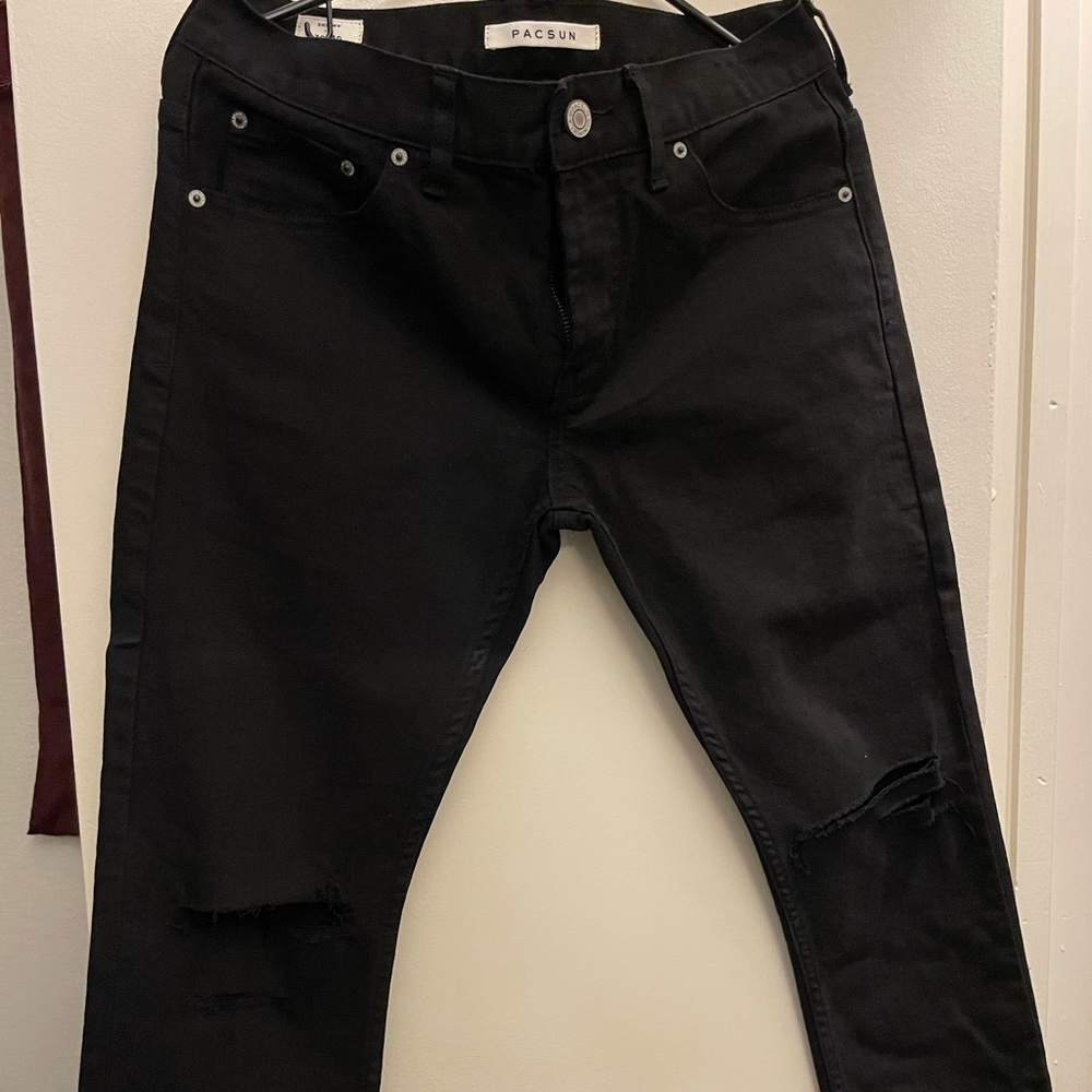 Pacsun black skinny jeans